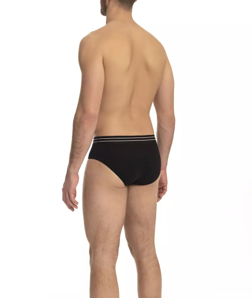 Lot de trois boxers Cavalli Class en coton noir pour homme