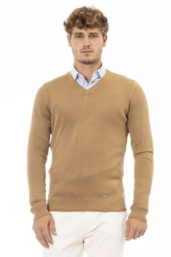 Baldinini Tendance Beige Modal Pull Homme