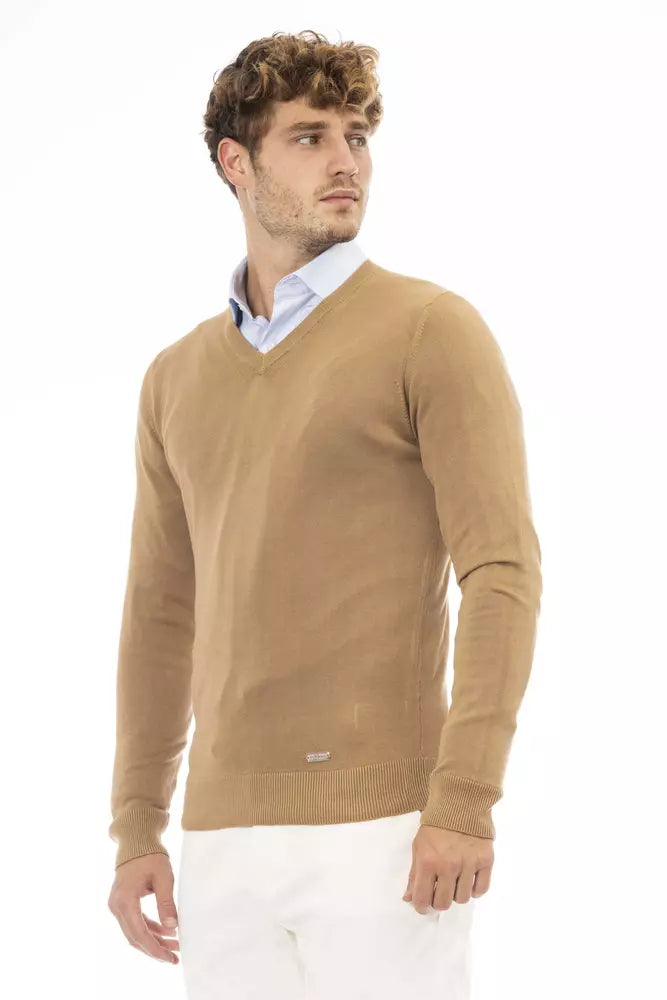 Baldinini Tendance Beige Modal Pull Homme
