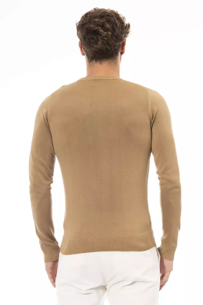 Baldinini Tendance Beige Modal Pull Homme