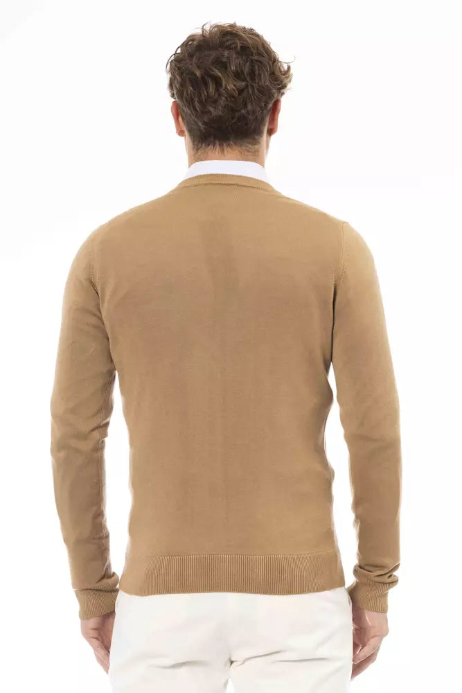 Baldinini Tendance Beige Modal Pull Homme