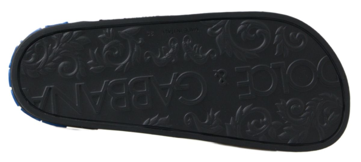 Sandales noires Dolce &amp; Gabbana Beach Saint Barth Shoes