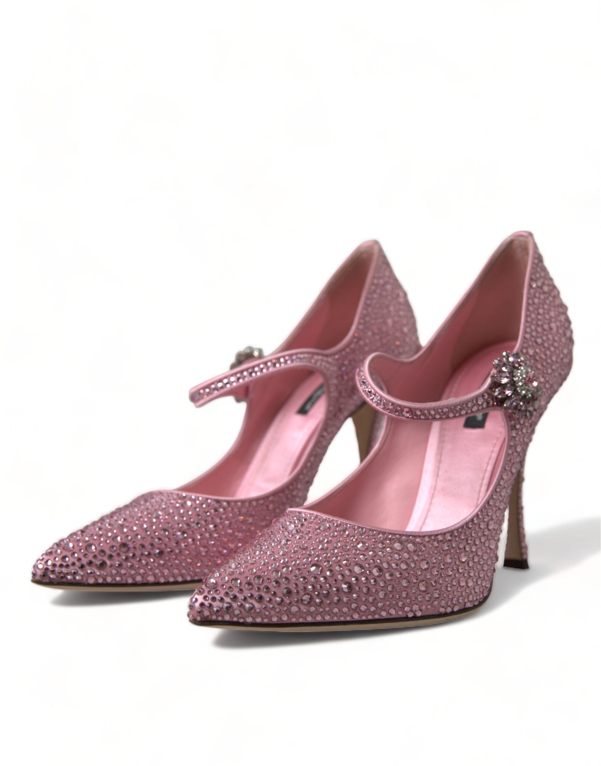 Escarpins Dolce &amp; Gabbana à talons et strass roses
