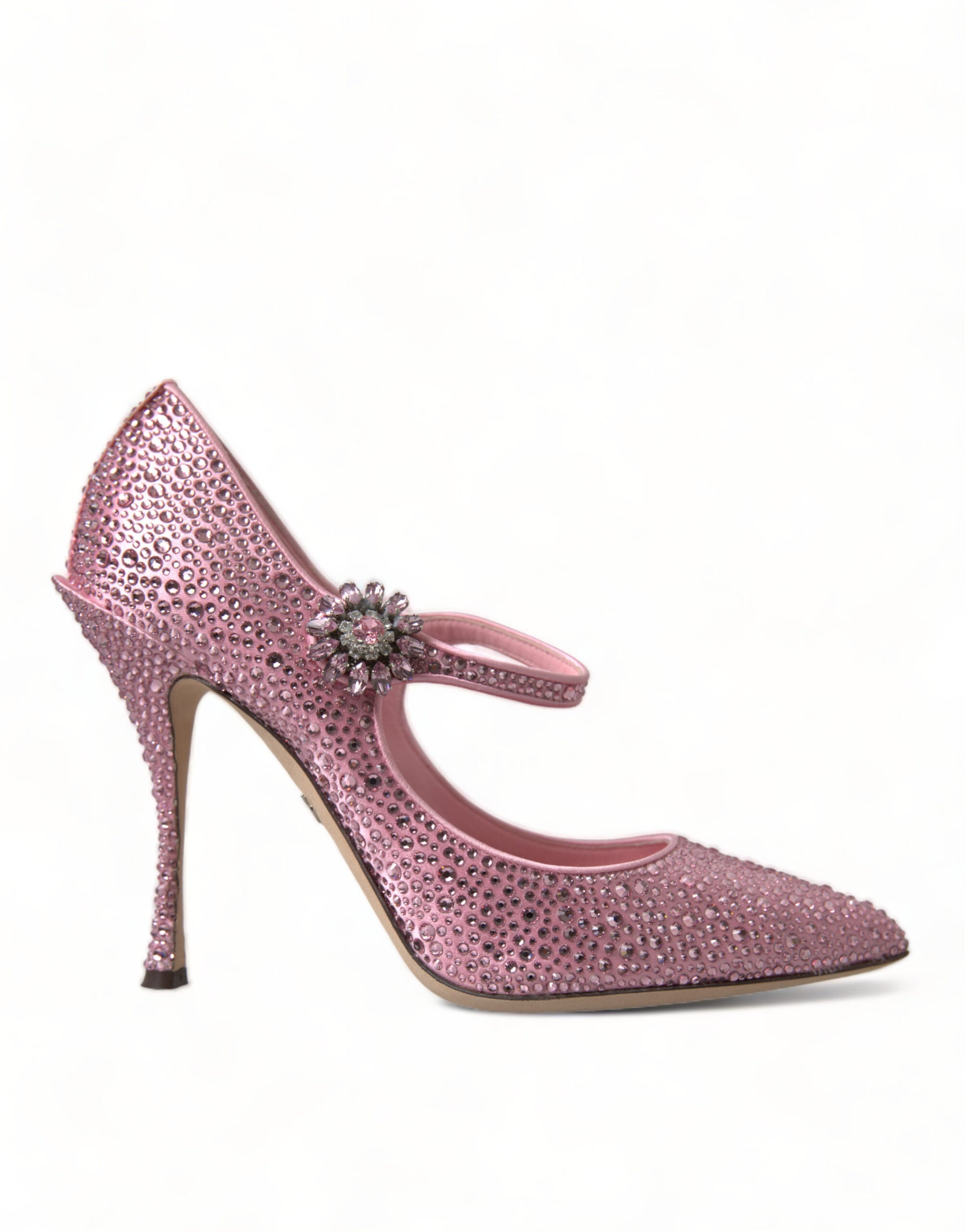 Escarpins Dolce &amp; Gabbana à talons et strass roses
