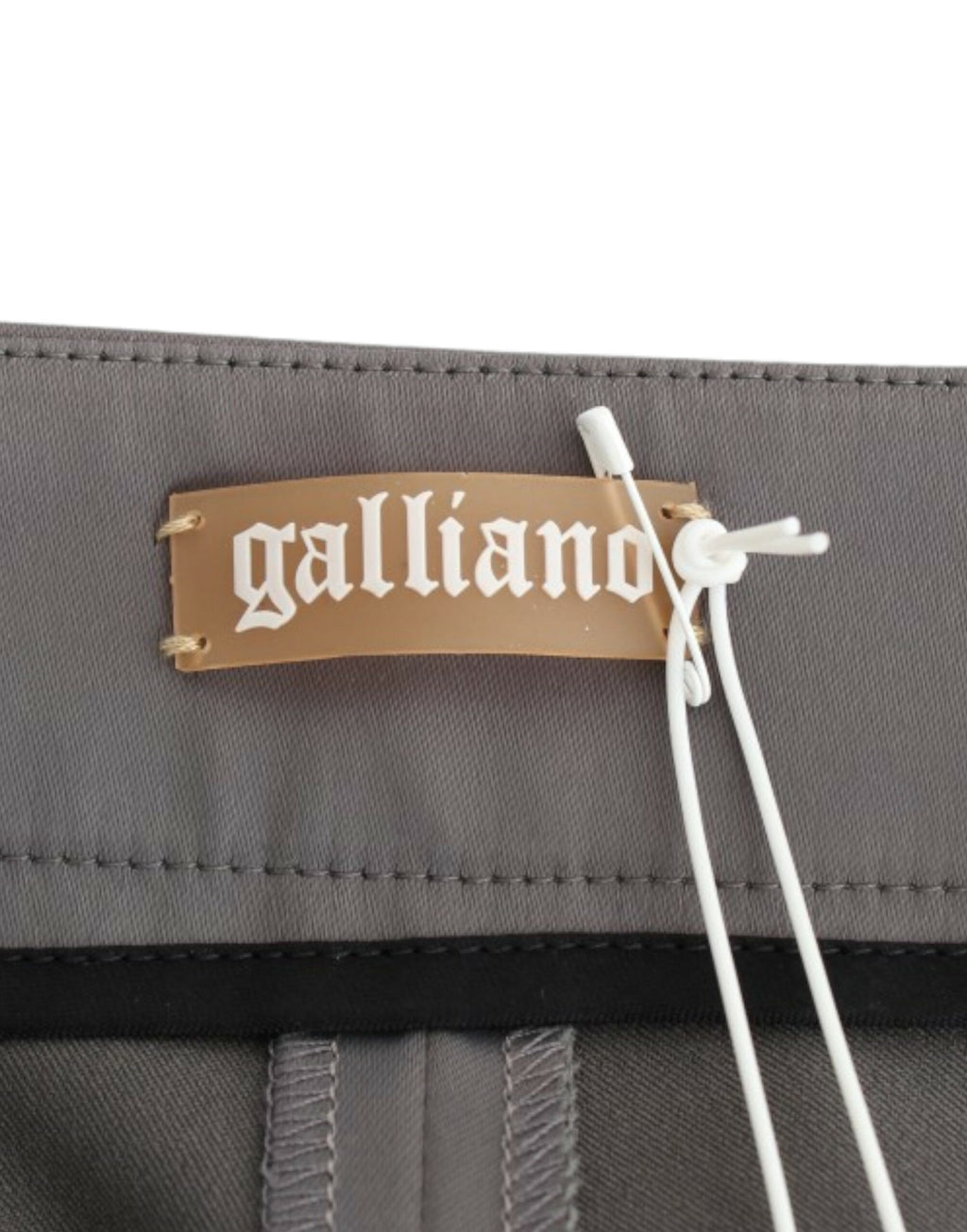 Pantalon slim gris John Galliano