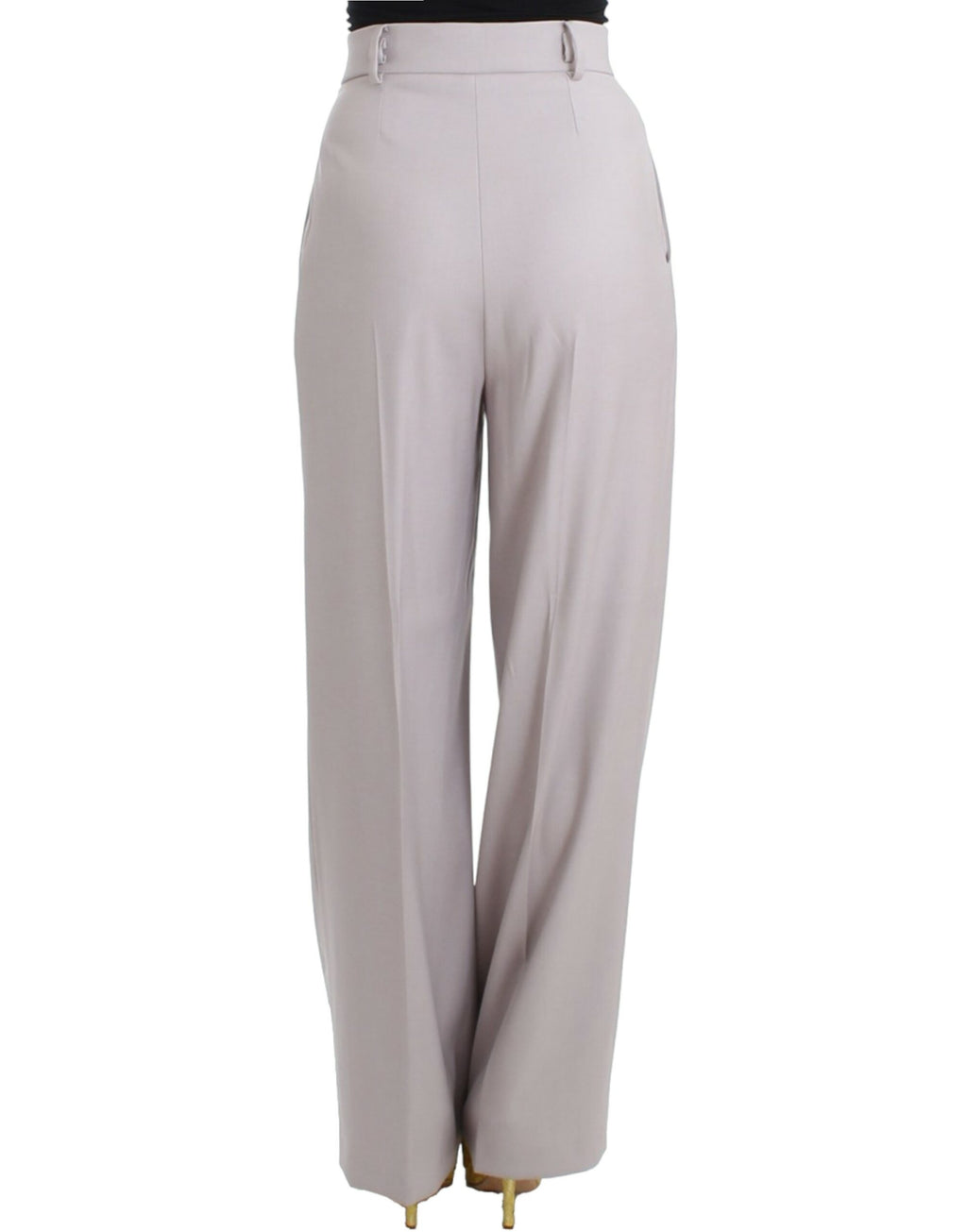 Pantalon taille haute gris Cavalli