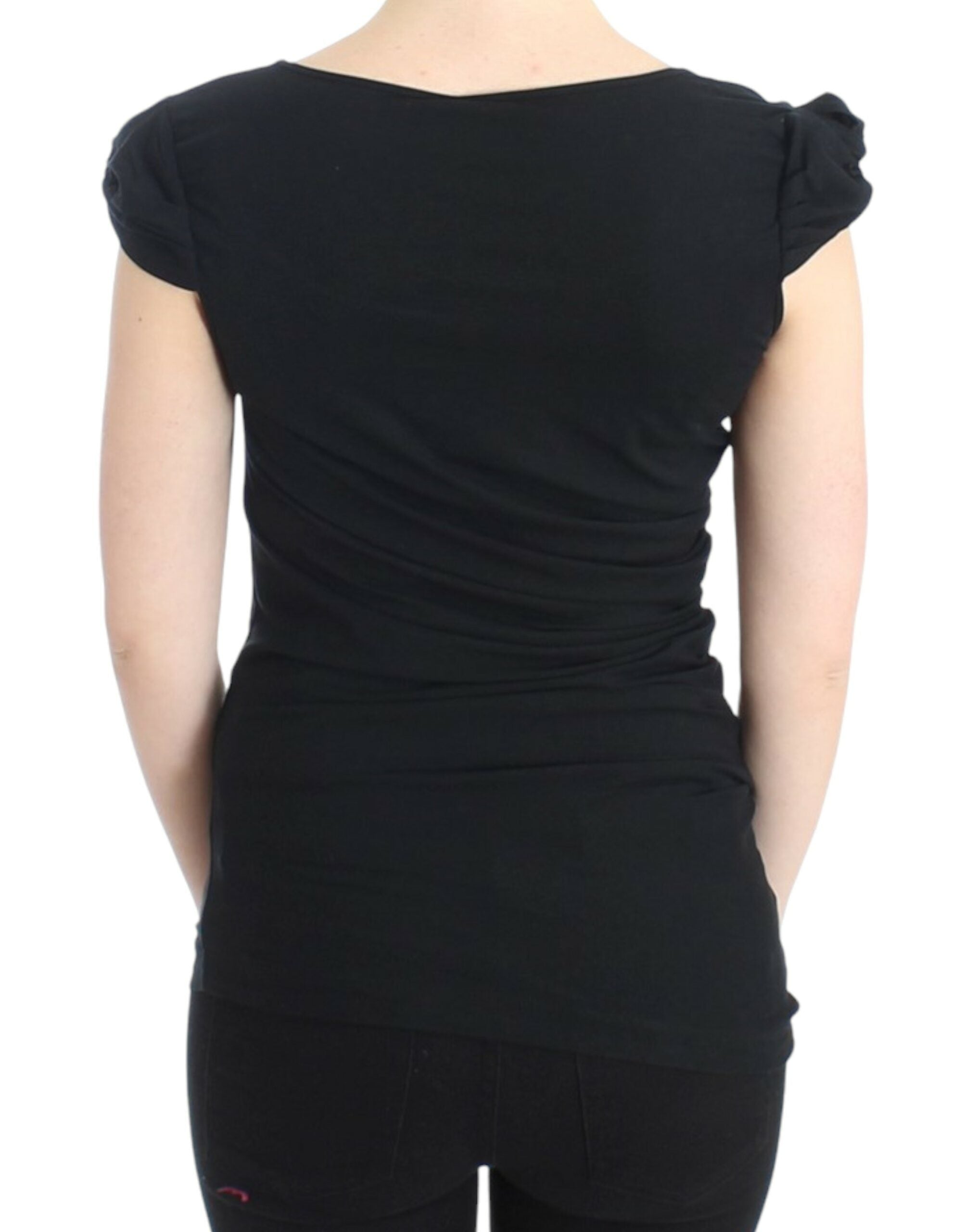 Haut en coton noir Cavalli