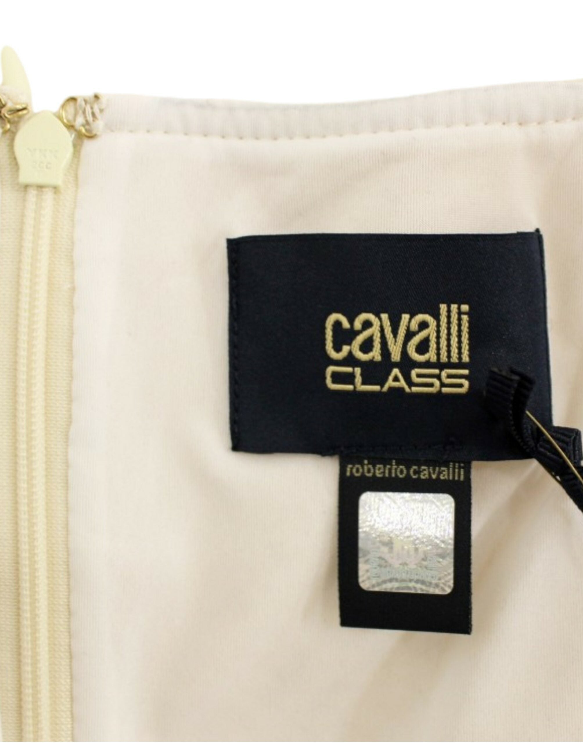 Robe fourreau en dentelle noire Cavalli