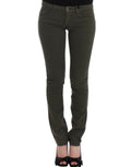 Jean slim vert Costume National