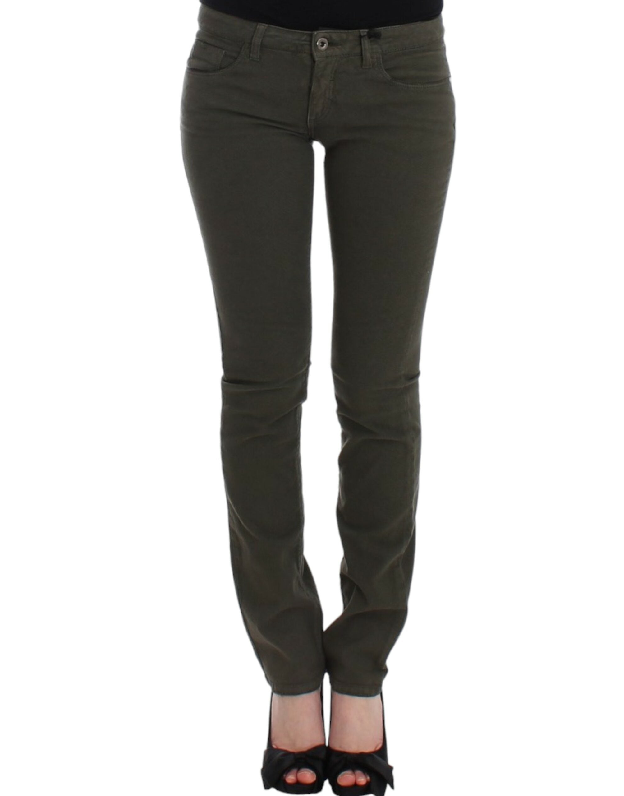 Jean slim vert Costume National