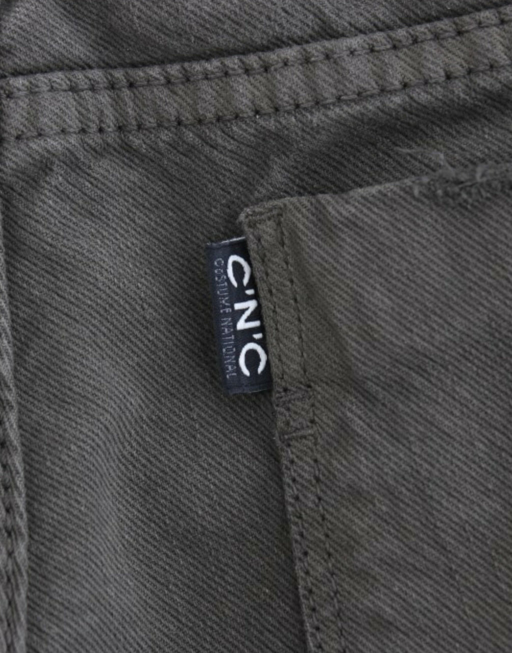 Jean slim vert Costume National