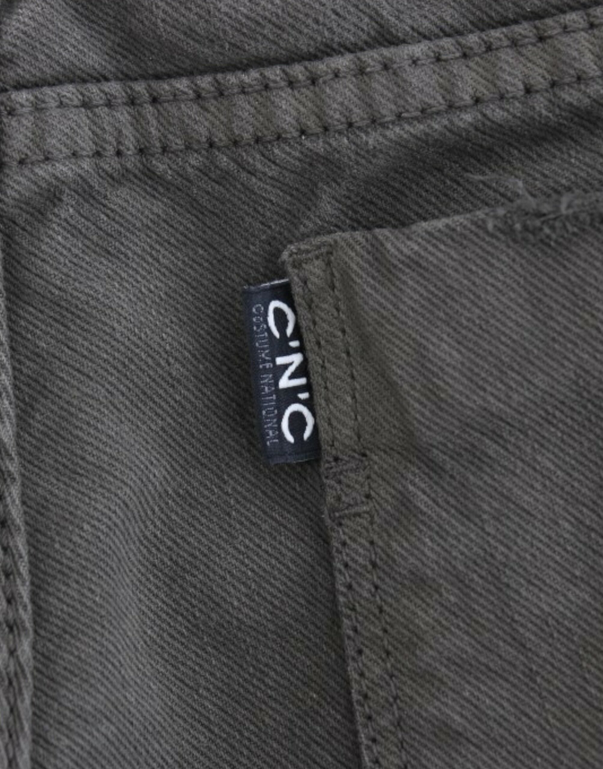Jean slim vert Costume National