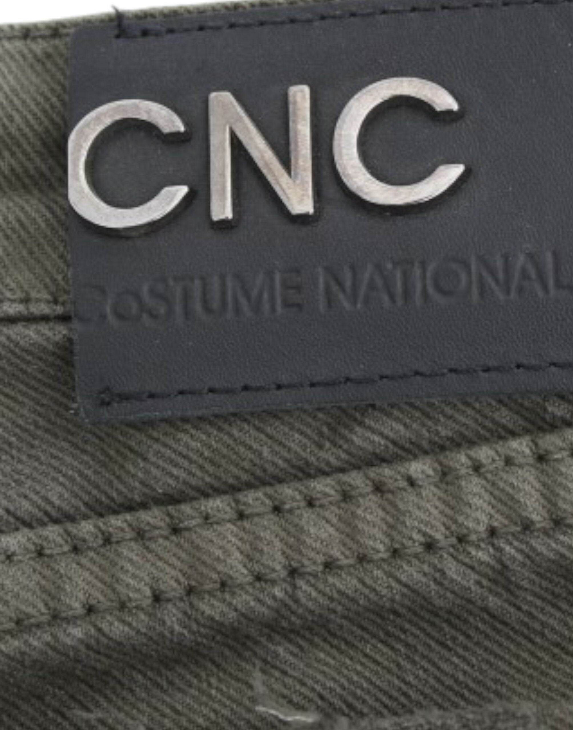 Jean slim vert Costume National