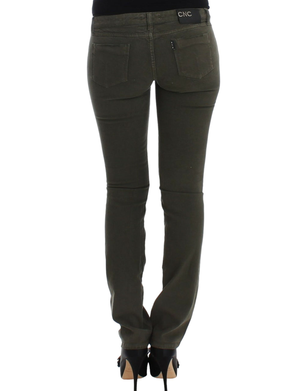 Jean slim vert Costume National