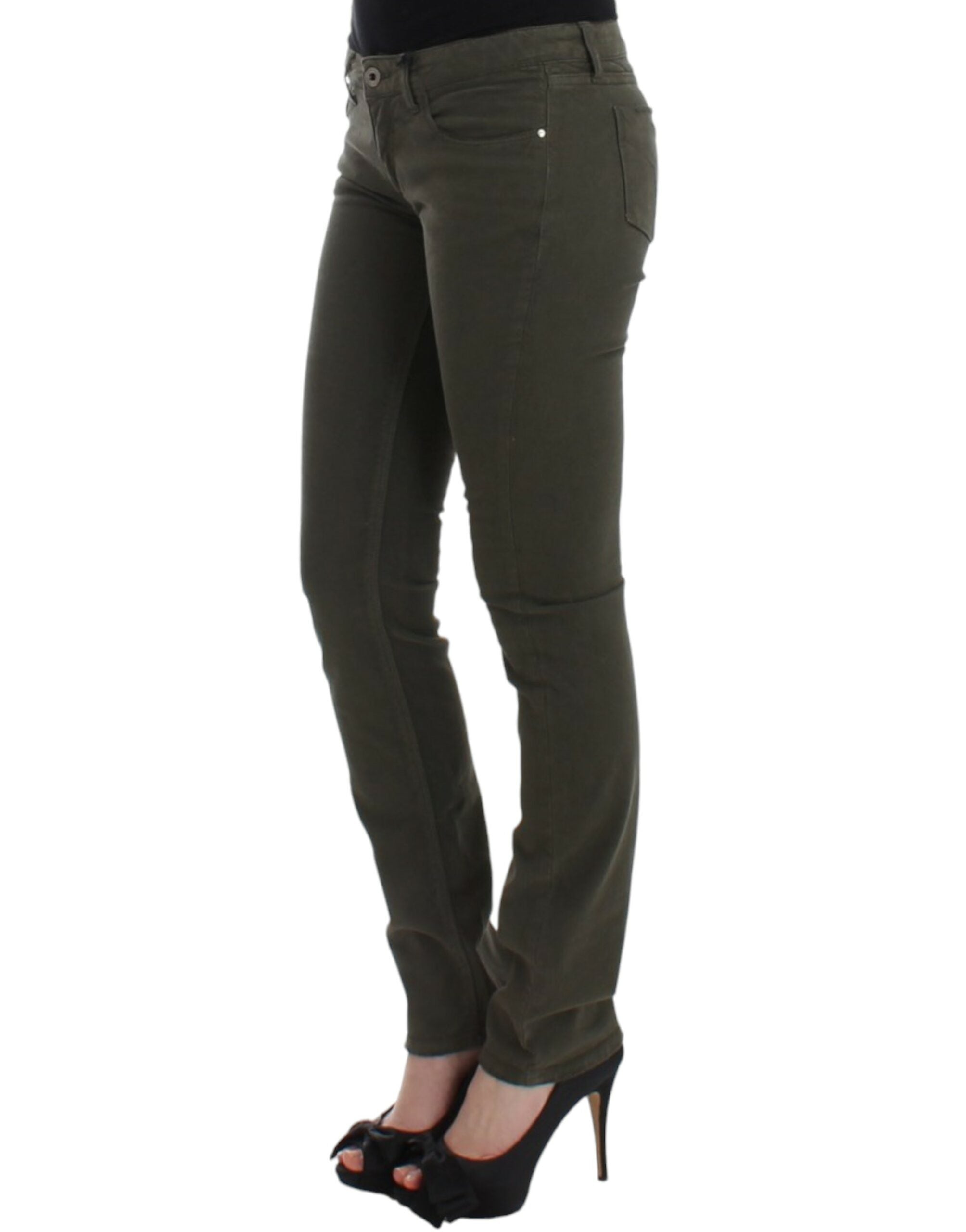 Jean slim vert Costume National