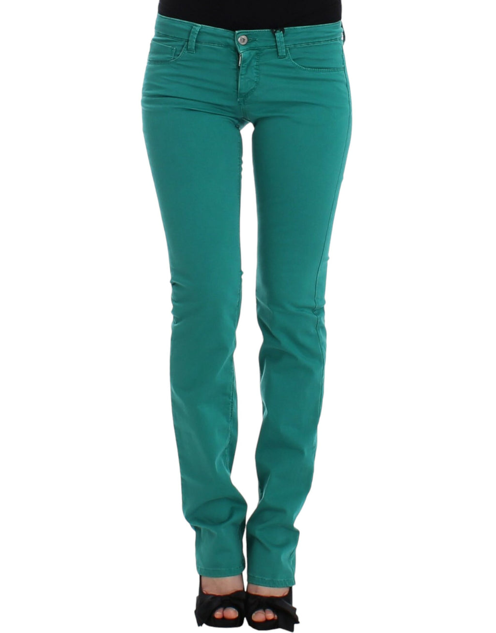 Jean droit vert Costume National
