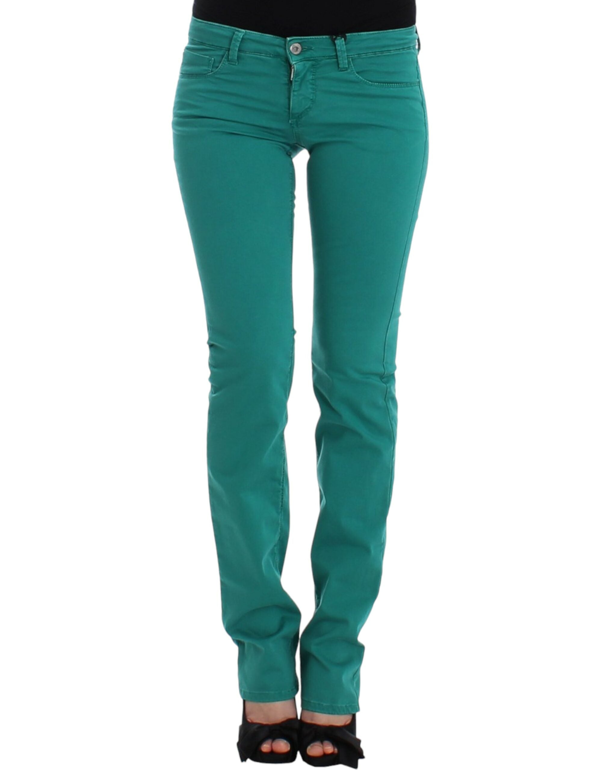 Jean droit vert Costume National