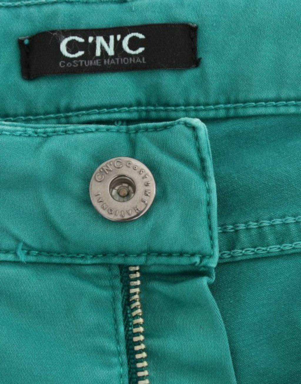 Jean droit vert Costume National