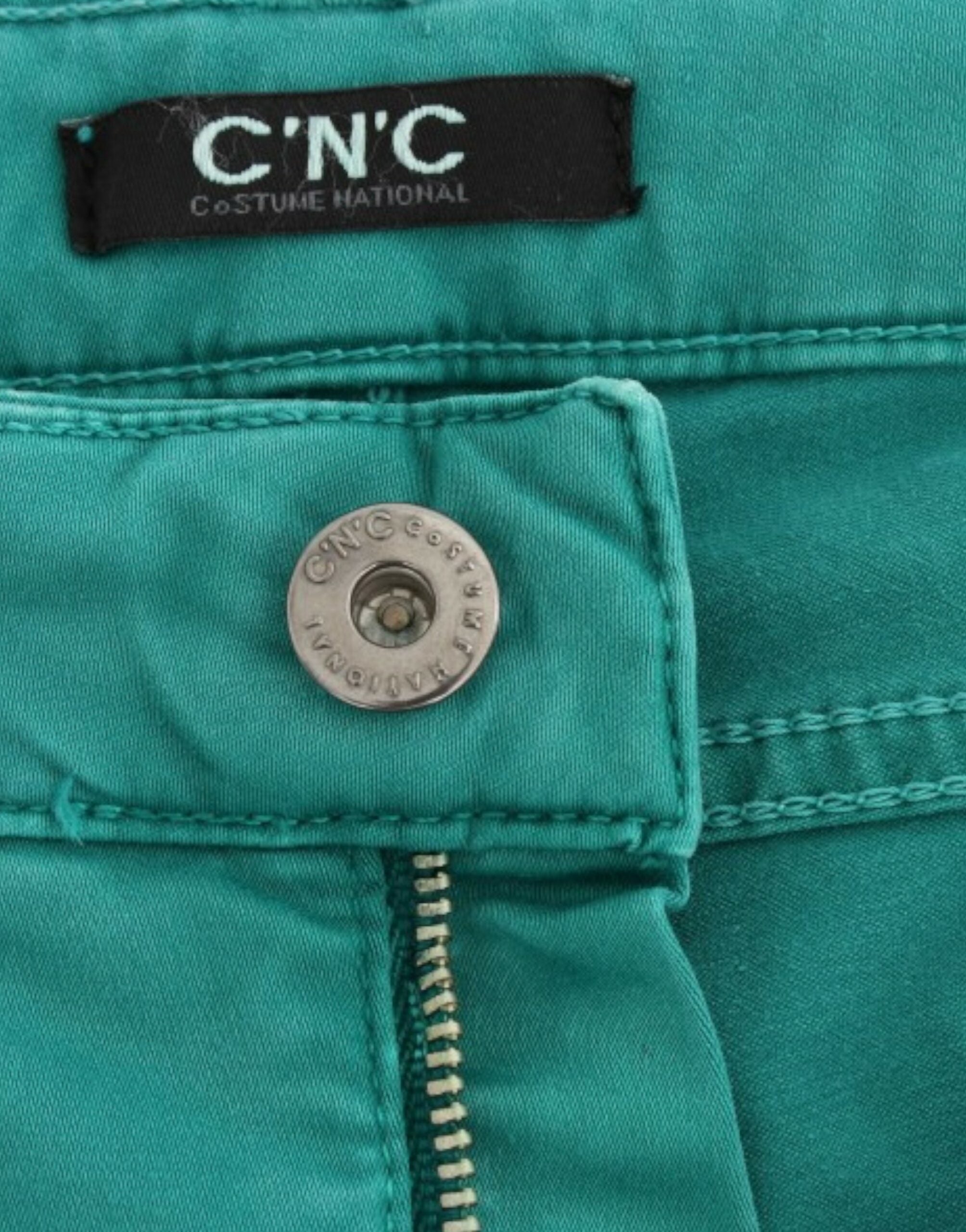 Jean droit vert Costume National