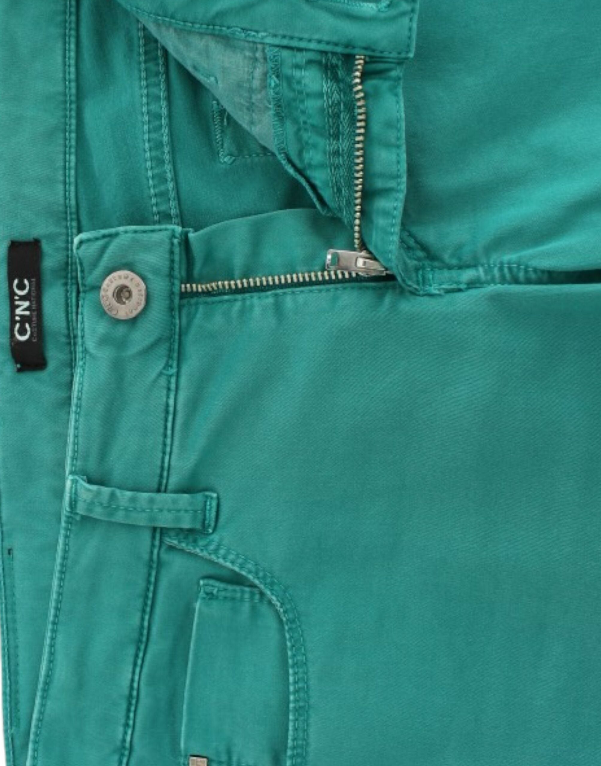 Jean droit vert Costume National