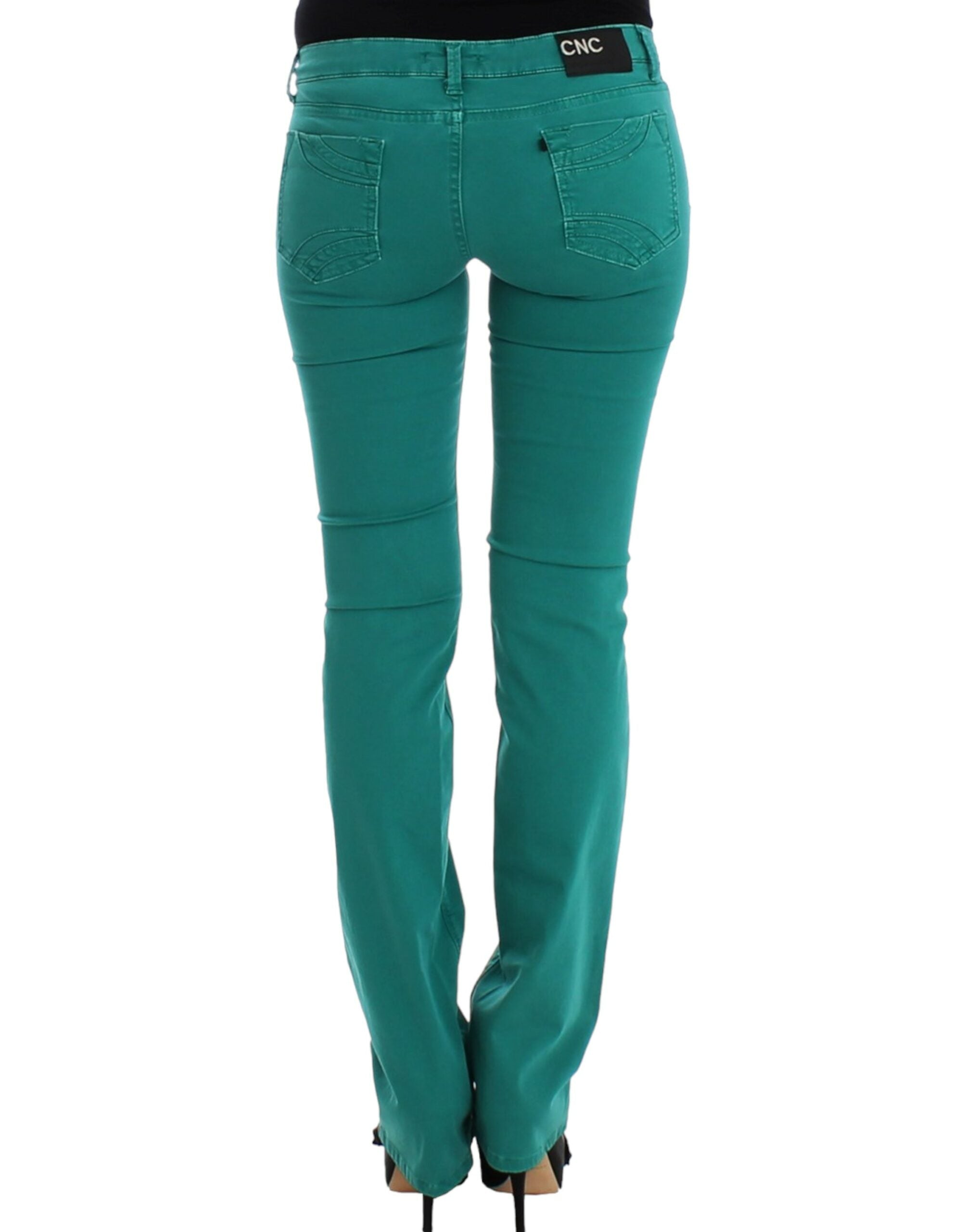 Jean droit vert Costume National