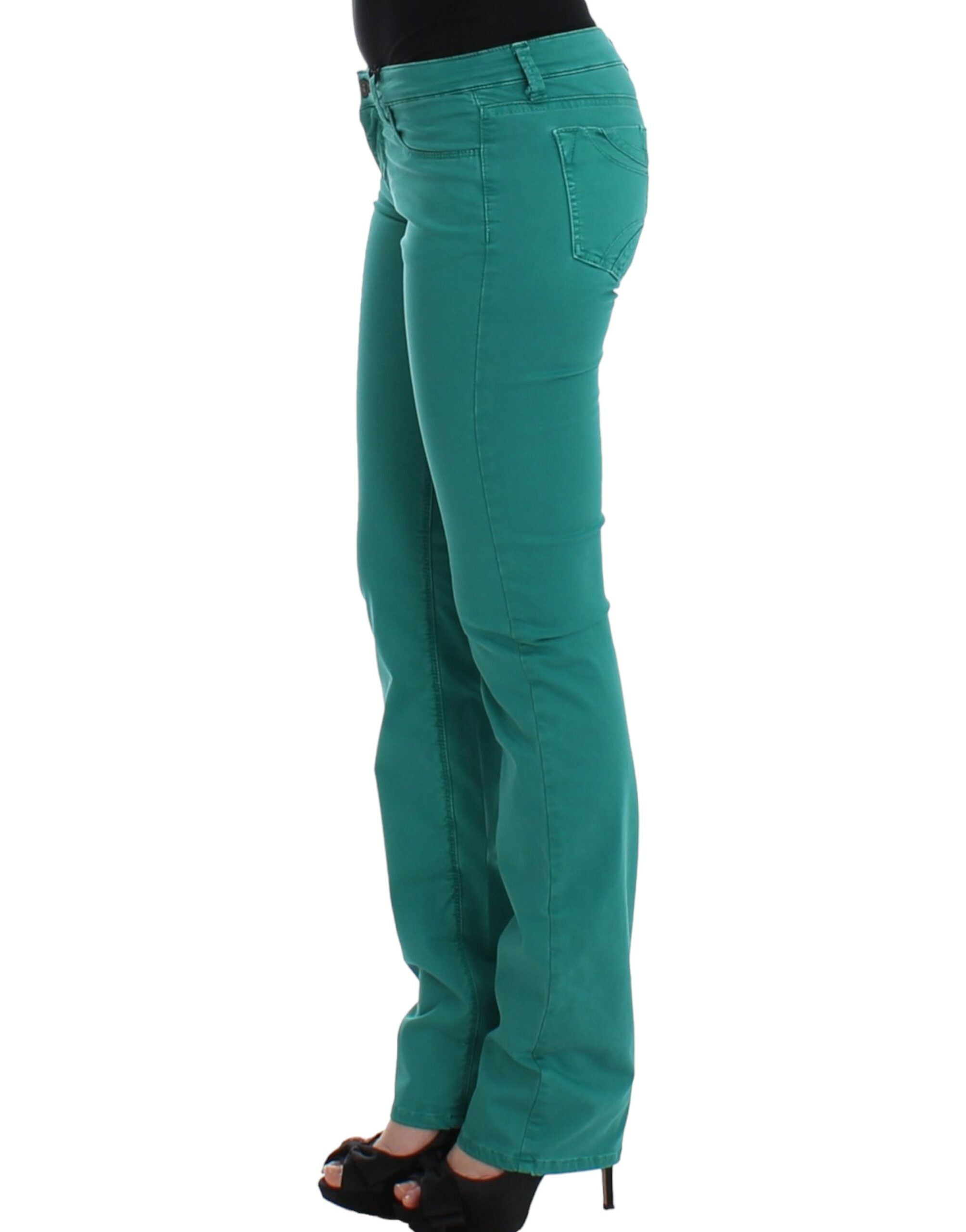 Jean droit vert Costume National