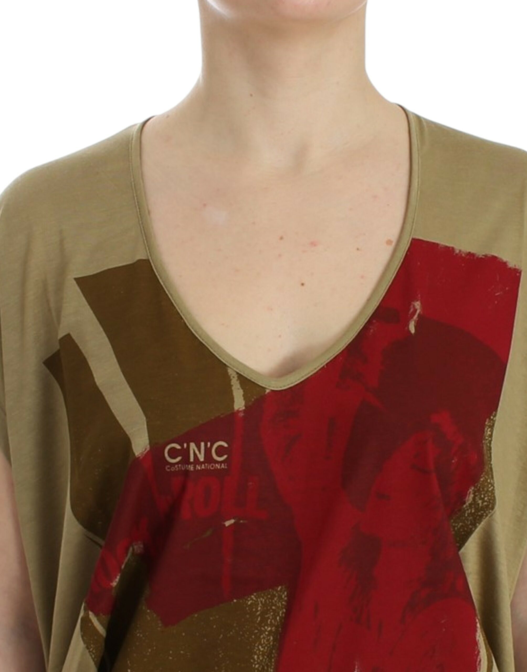 T-shirt à manches courtes imprimé Costume National Green
