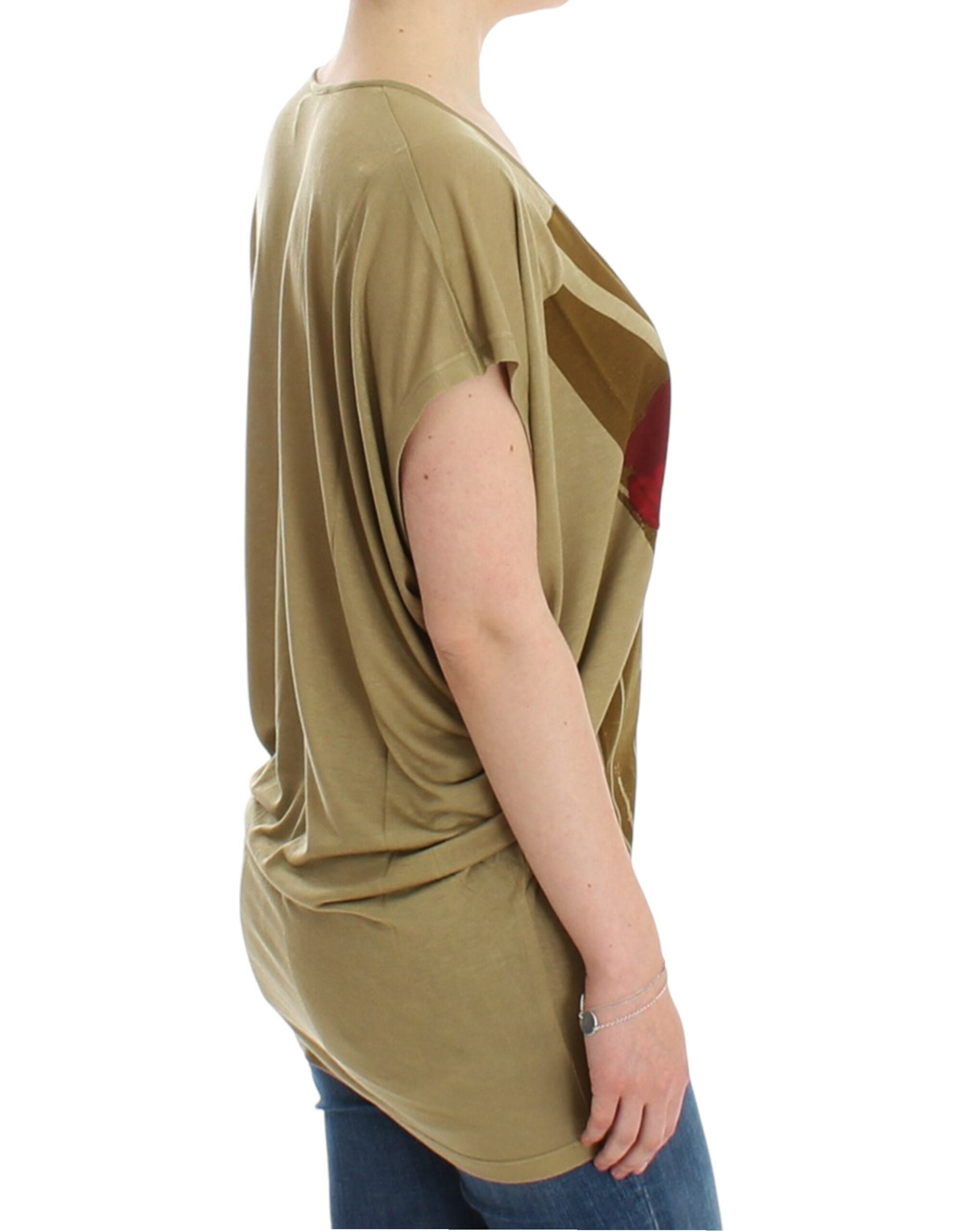 T-shirt à manches courtes imprimé Costume National Green