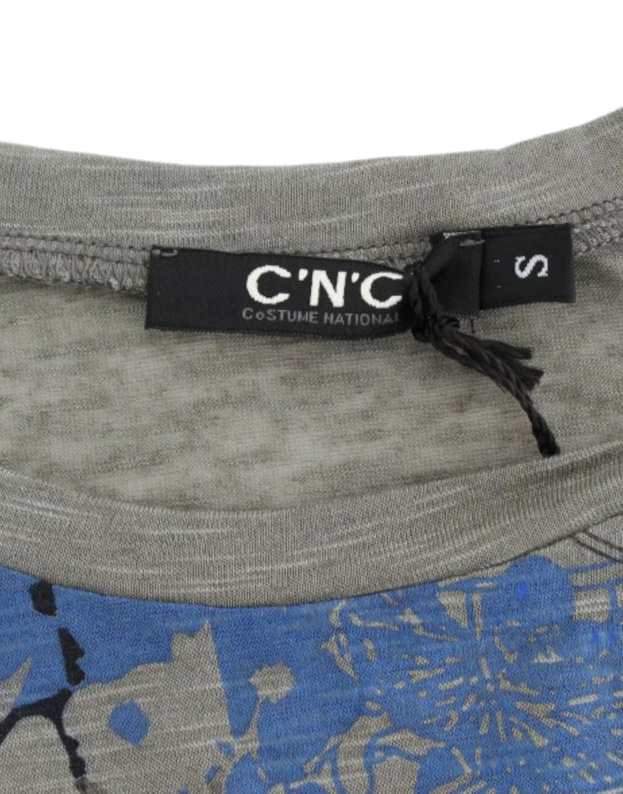 T-shirt sans manches imprimé Costume National Gris