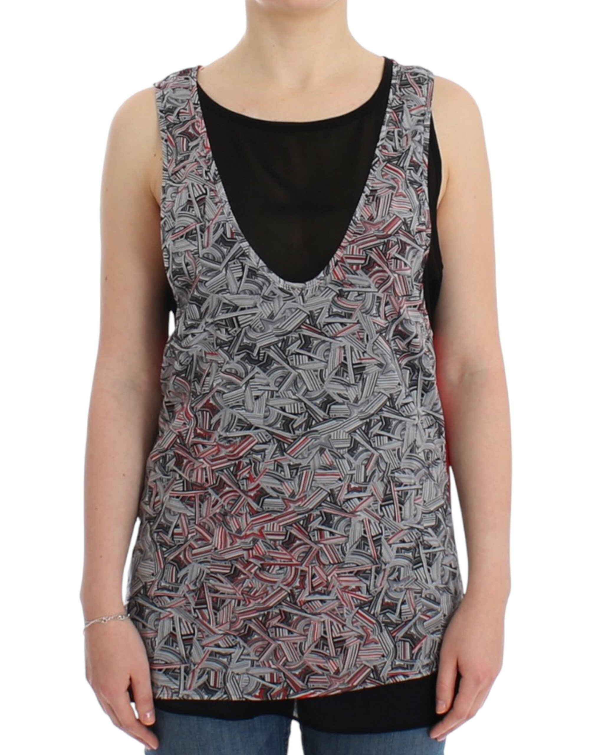 Costume National Haut noir sans manches