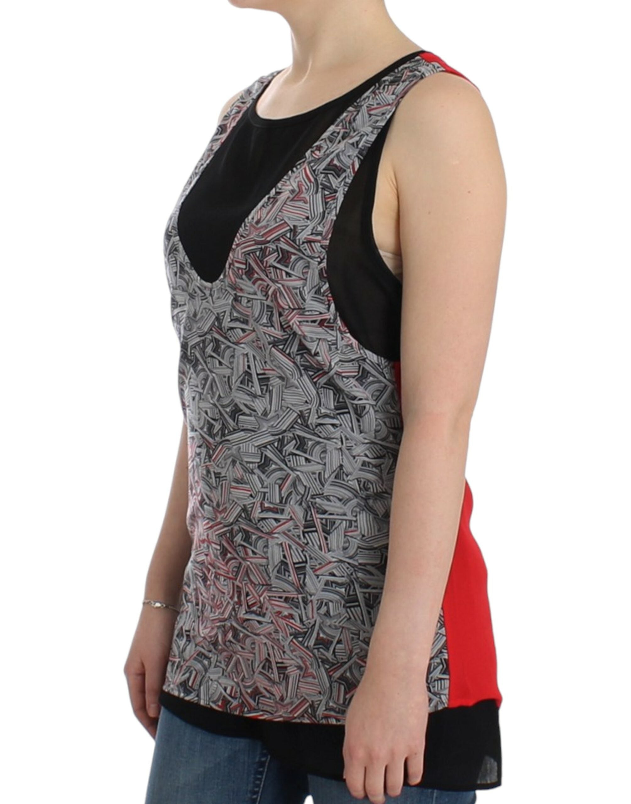 Costume National Haut noir sans manches