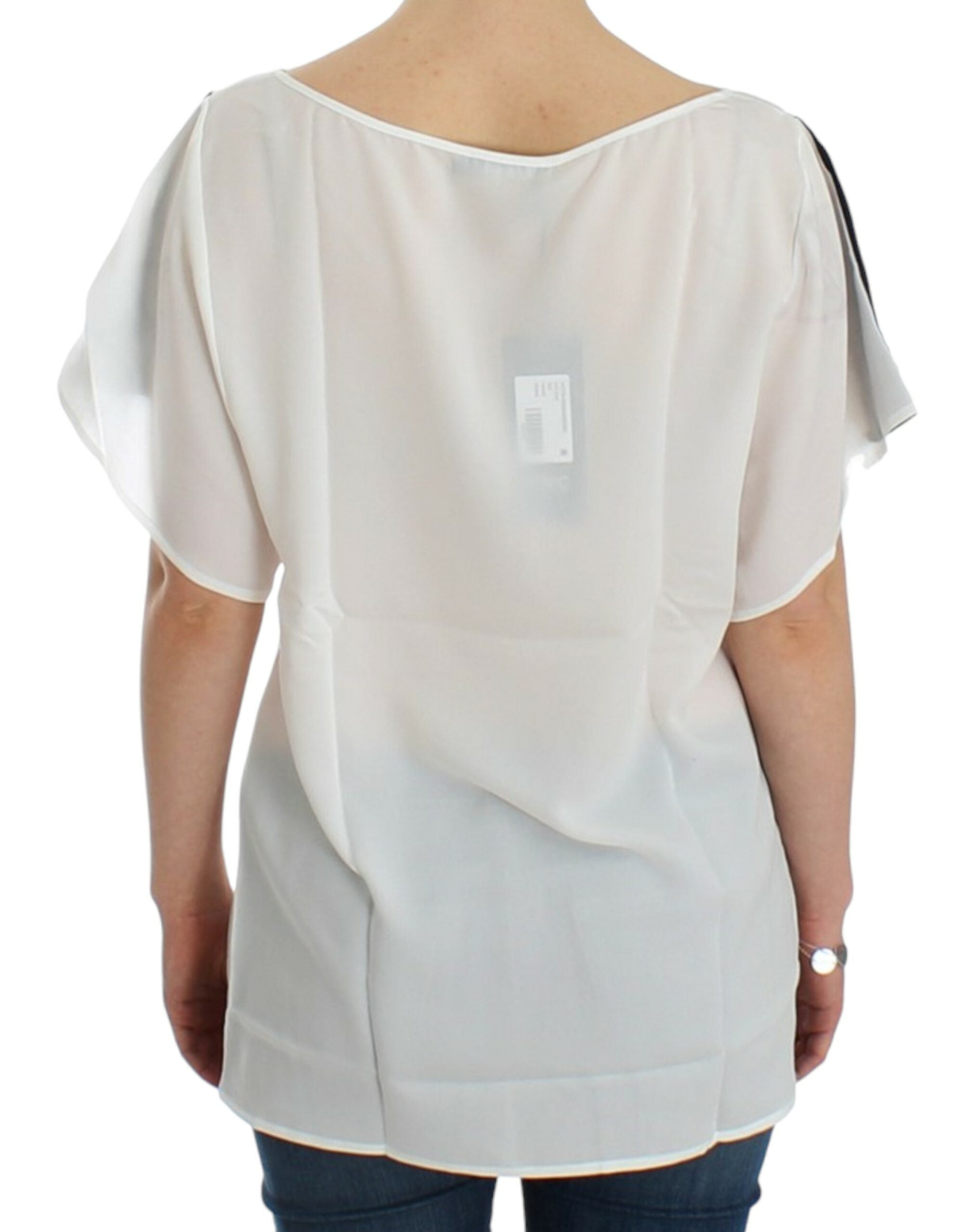 Chemisier imprimé à motif blanc Costume National