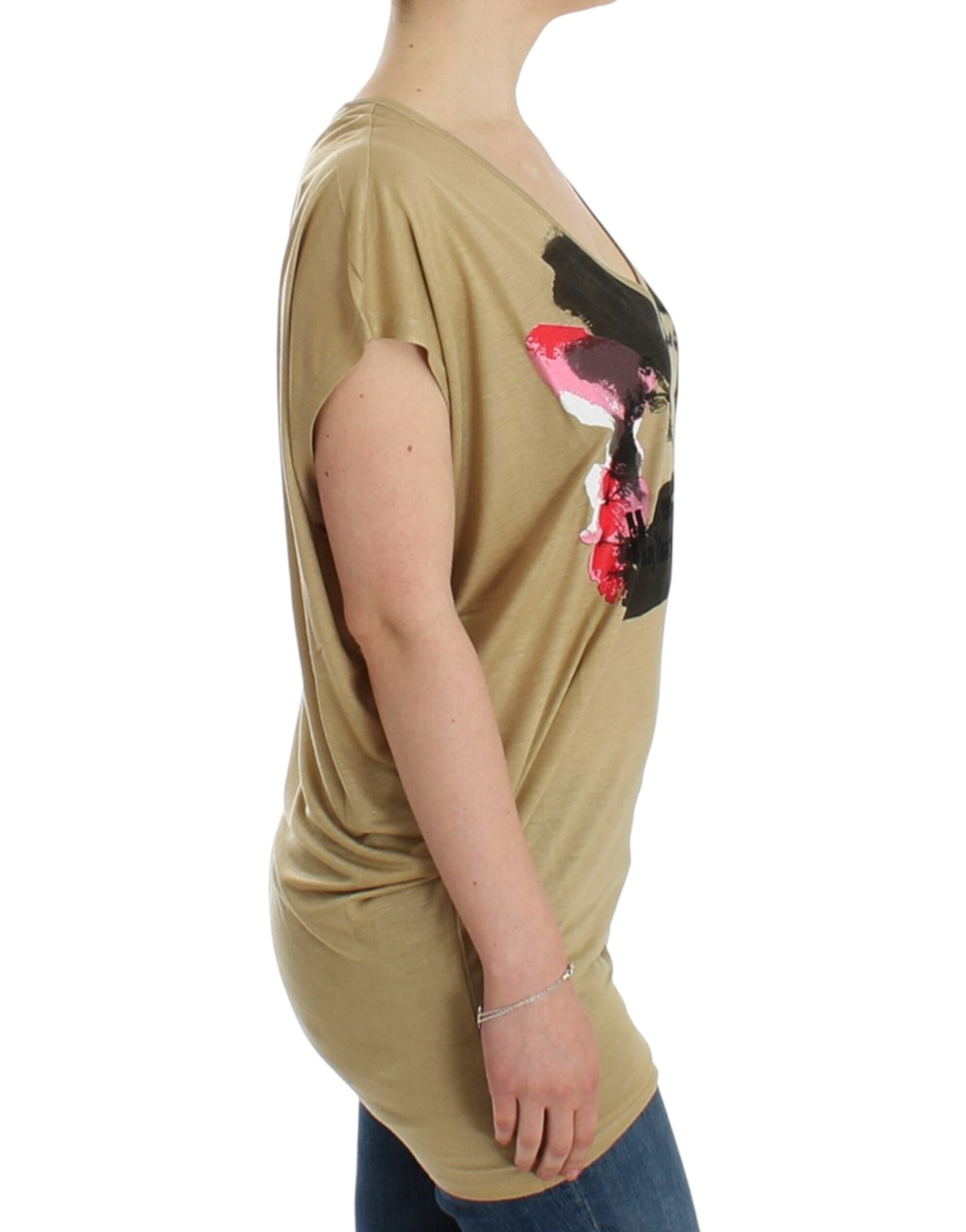 T-shirt imprimé motif Costume National Beige
