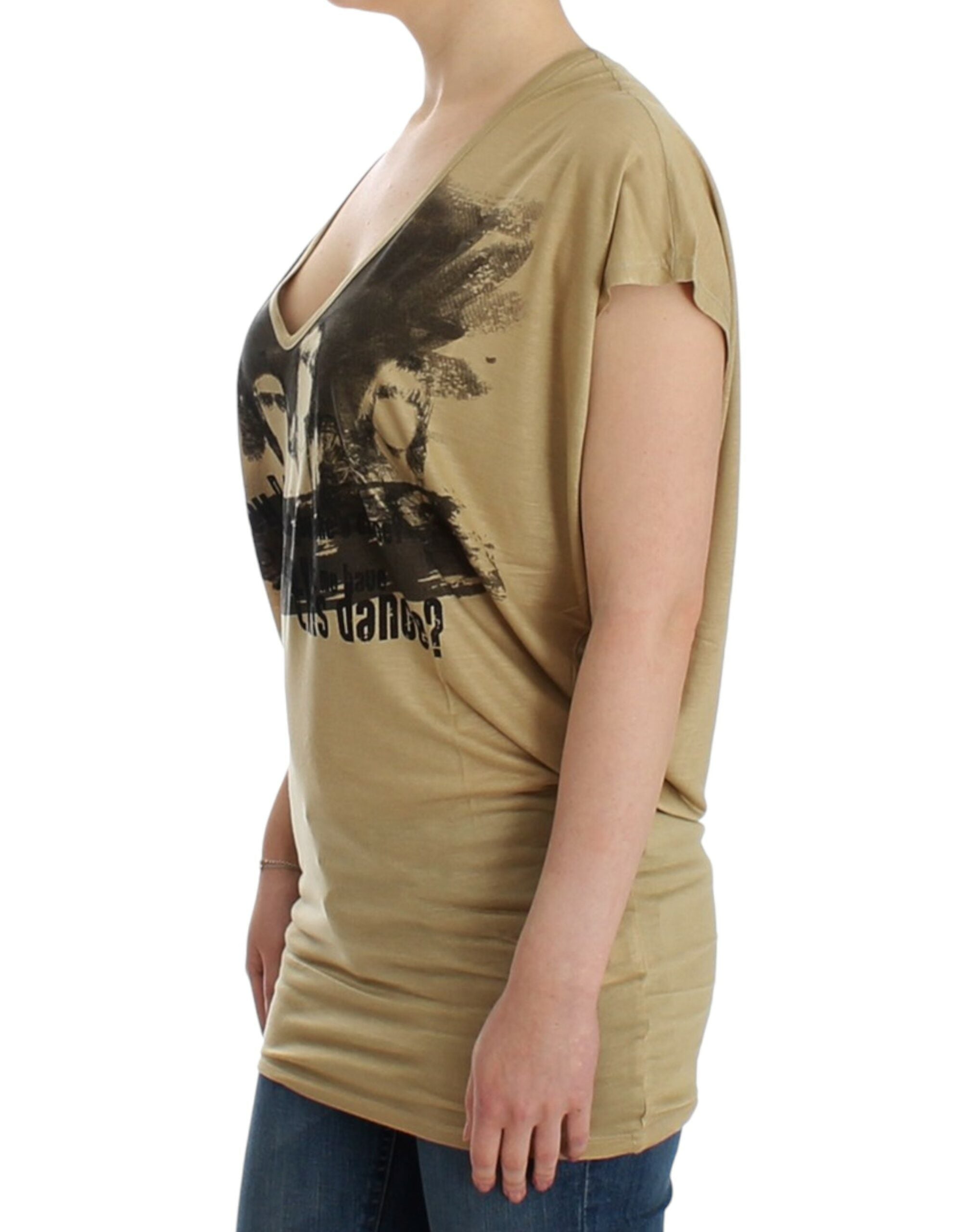 T-shirt imprimé motif Costume National Beige