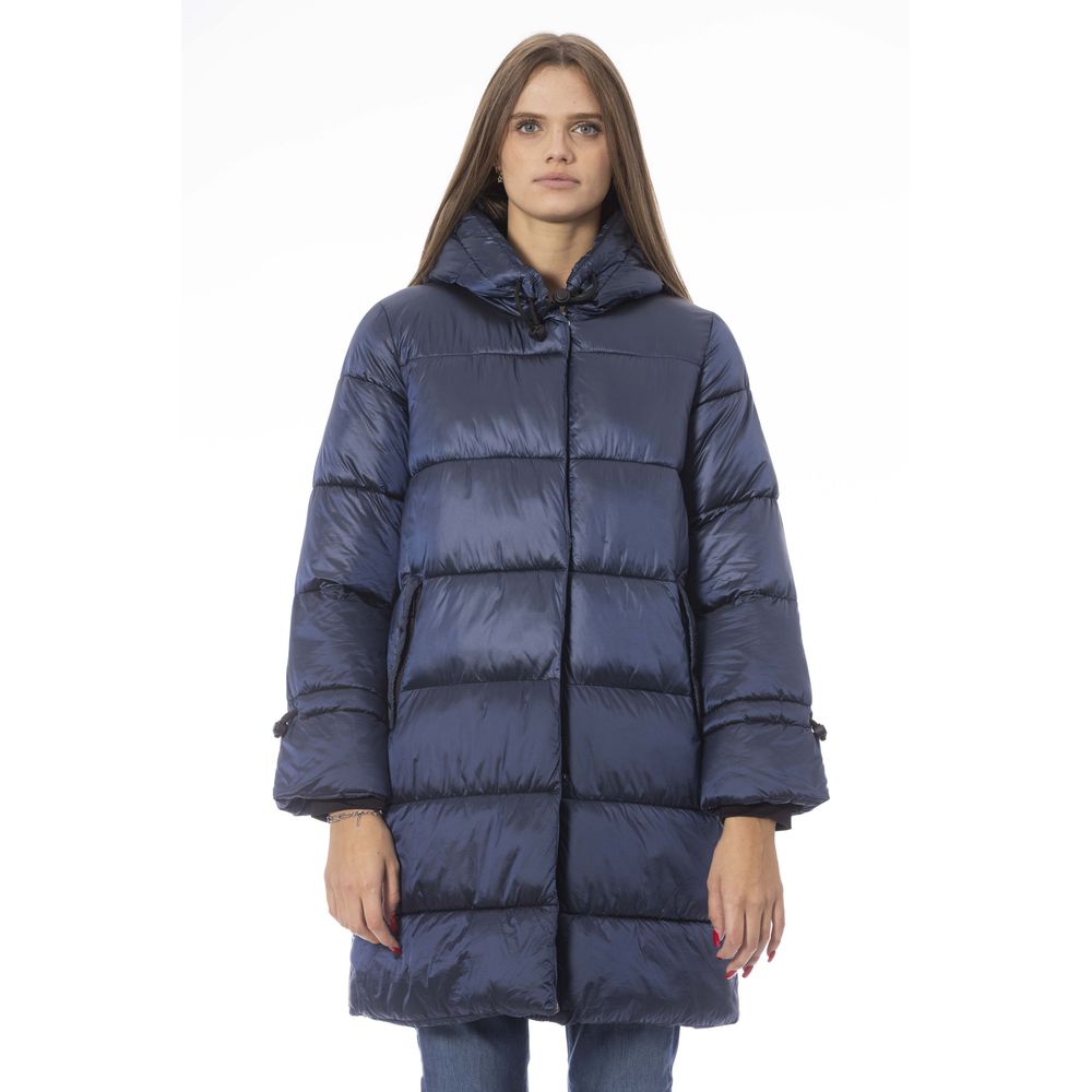 Veste femme en nylon bleu clair Baldinini Trend