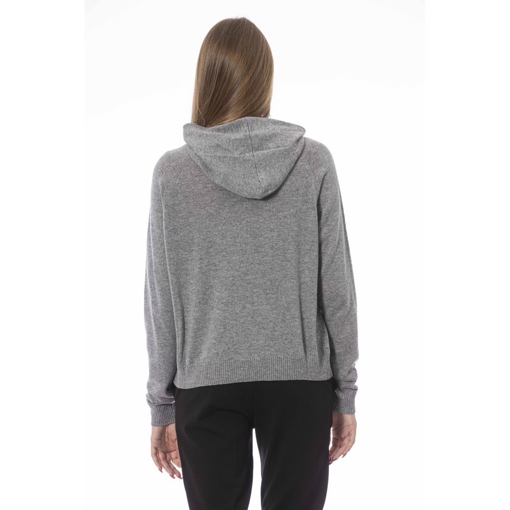 Pull Baldinini Trend en viscose grise pour femme
