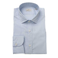 Chemise homme en coton bleu clair Bagutta