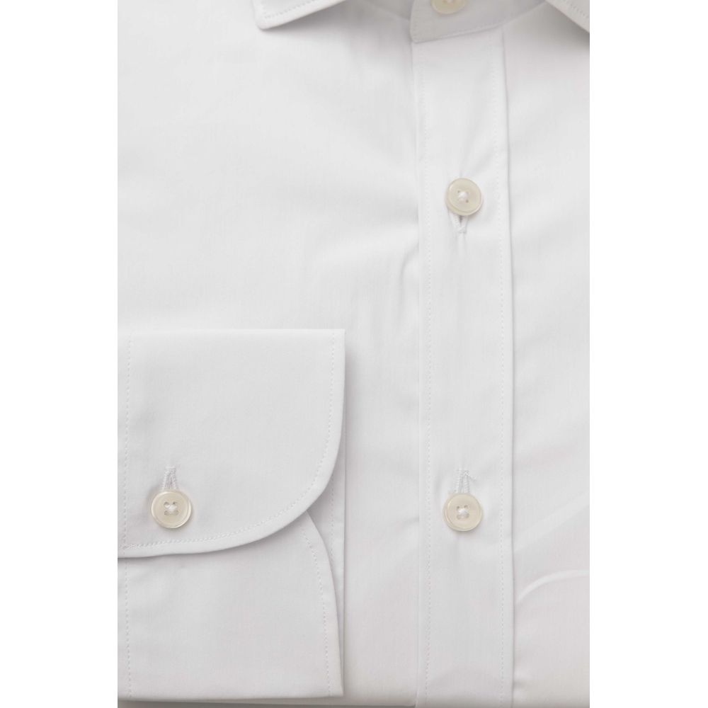 Chemise homme en coton blanc Bagutta