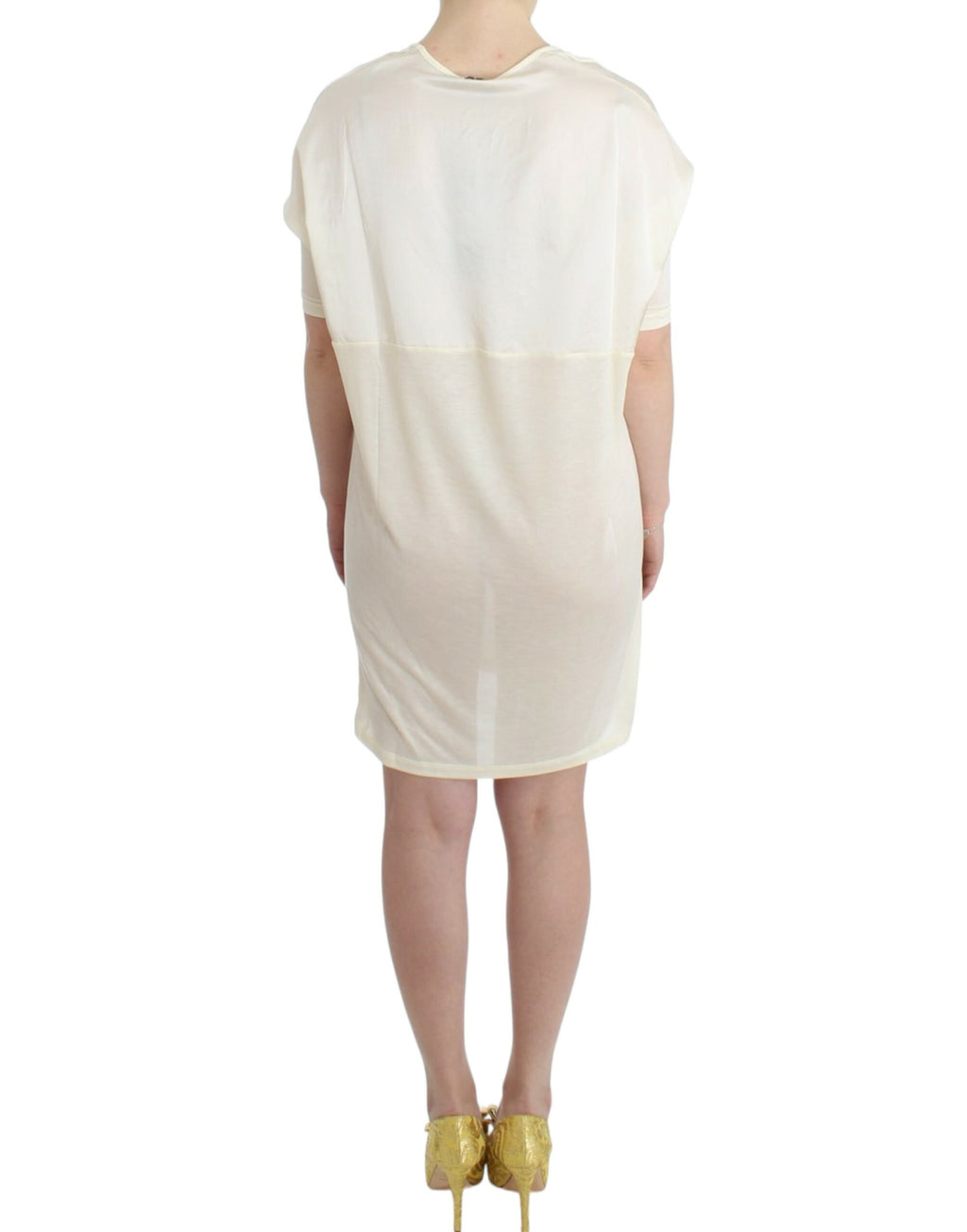 Robe tube en modal blanc Costume National