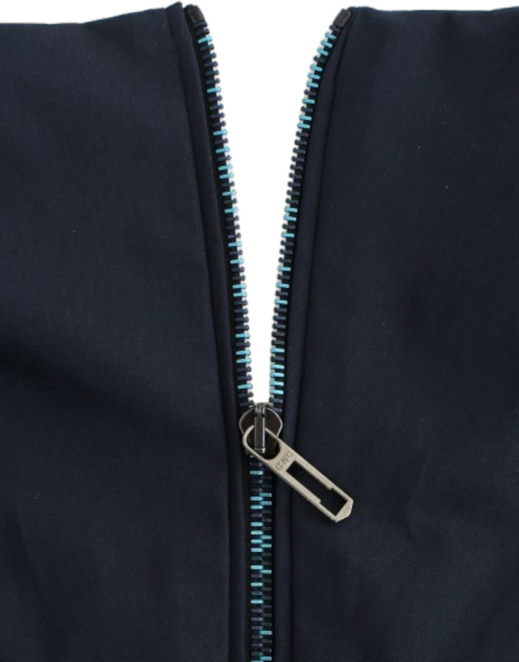 Costume National Robe crayon bleue en coton