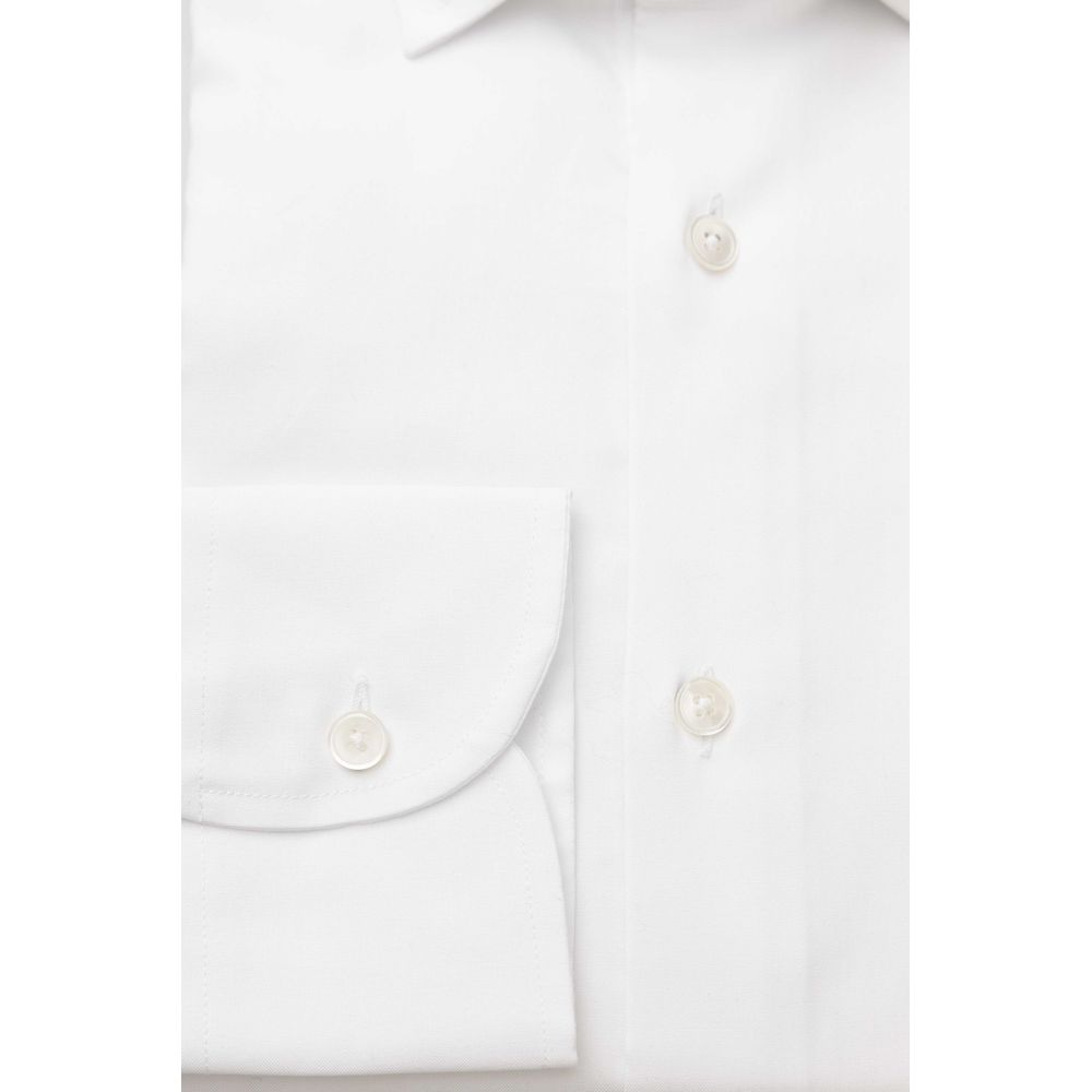 Chemise homme en coton blanc Bagutta