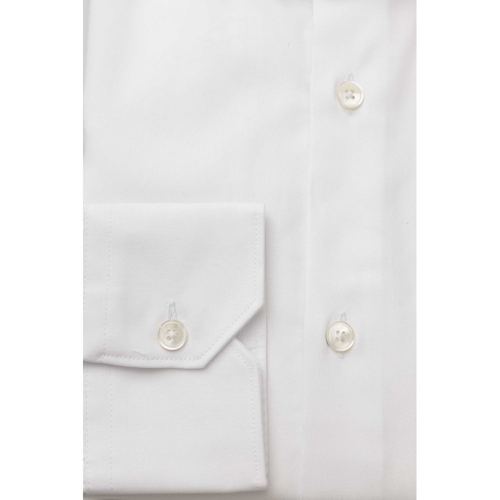 Chemise homme en coton blanc Bagutta