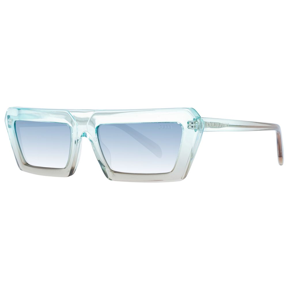 Lunettes de soleil turquoise pour femme Emilio Pucci