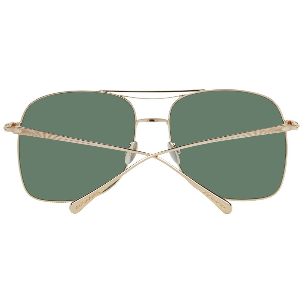Lunettes de soleil dorées Scotch &amp; Soda pour femme