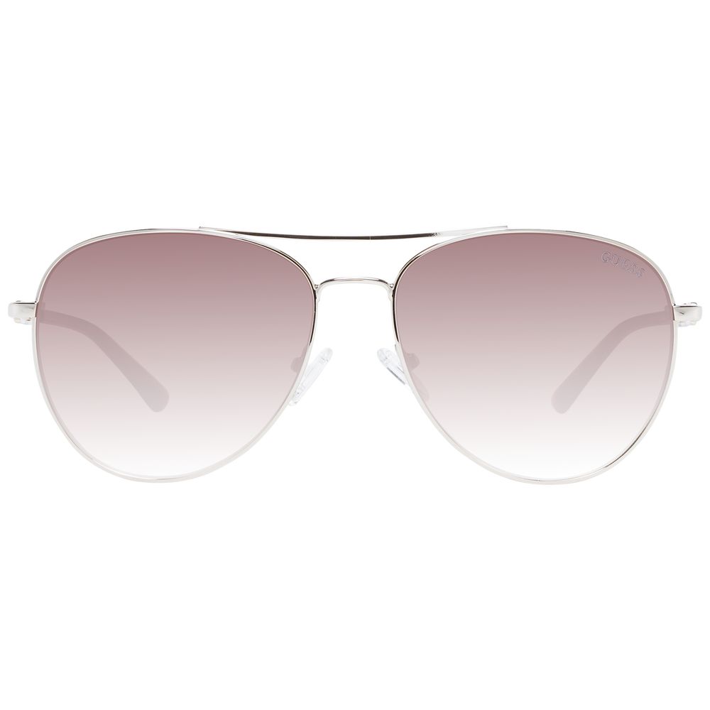 Lunettes de soleil Guess argentées pour femmes