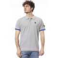 Polo Invicta en coton gris pour homme
