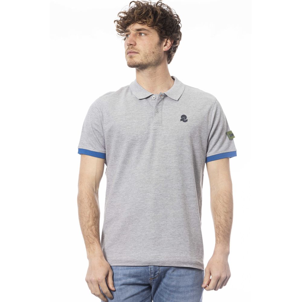 Polo Invicta en coton gris pour homme