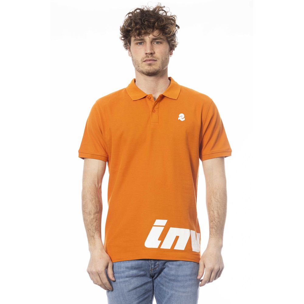 Polo Invicta en coton orange pour homme