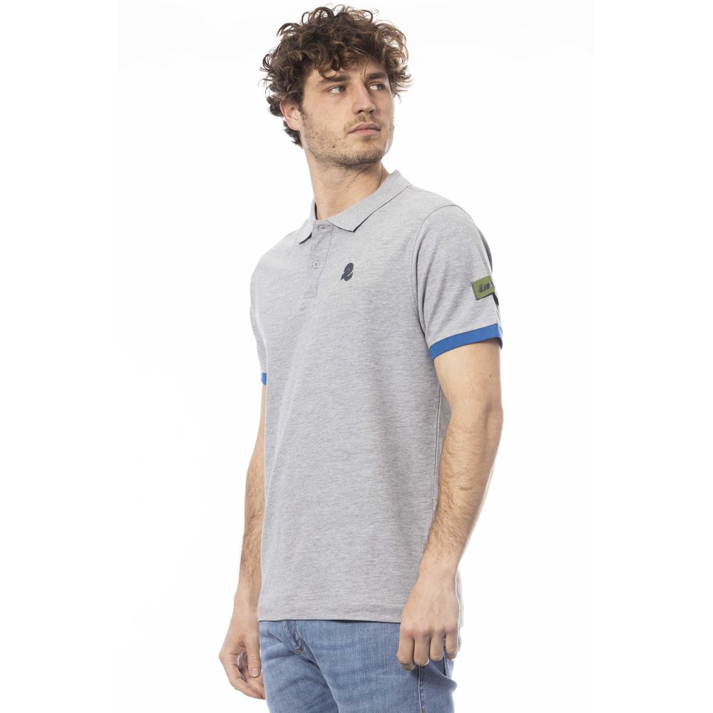 Polo Invicta en coton gris pour homme