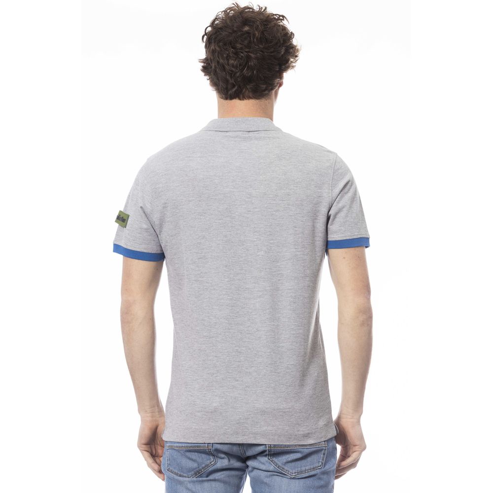 Polo Invicta en coton gris pour homme